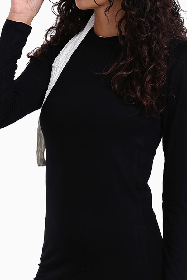 Long dress with long sleeves