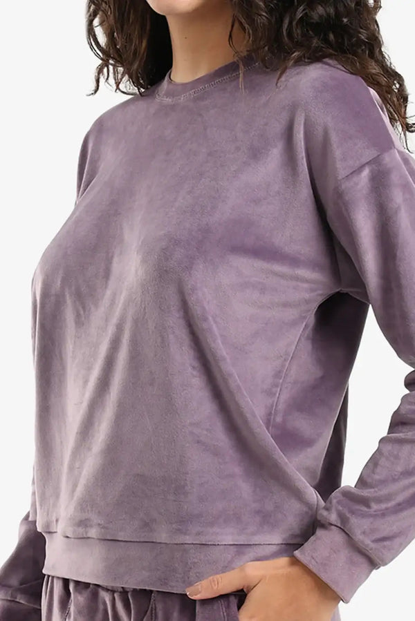 round neck pajama set