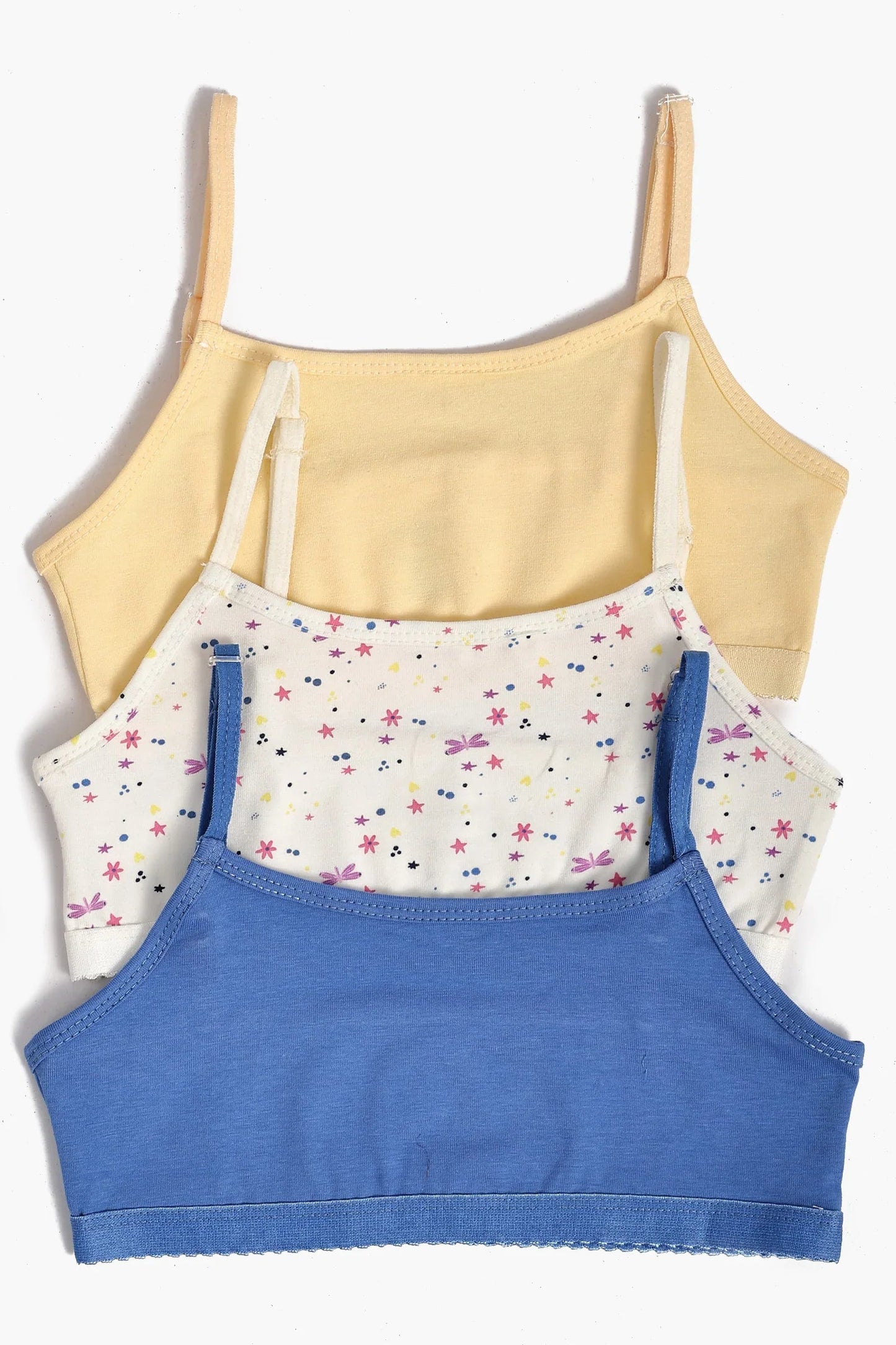 مجموعة من 3 حمالات صدر للبنات - Carinasaudi.com