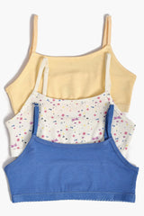 مجموعة من 3 حمالات صدر للبنات - Carinasaudi.com