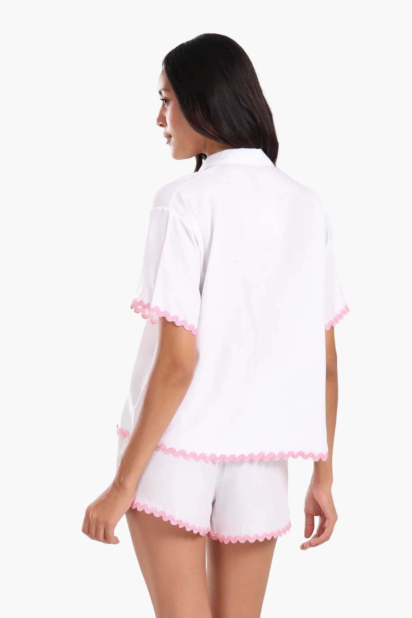 بيجاما مع حواف مموجة - Carinasaudi.com