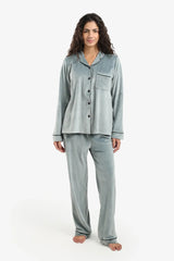 طقم بيجاما مخملي