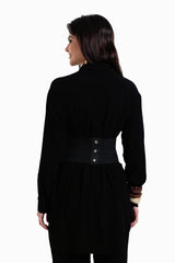 قميص متوسط الطول باكمام طويلة - Carinasaudi.com