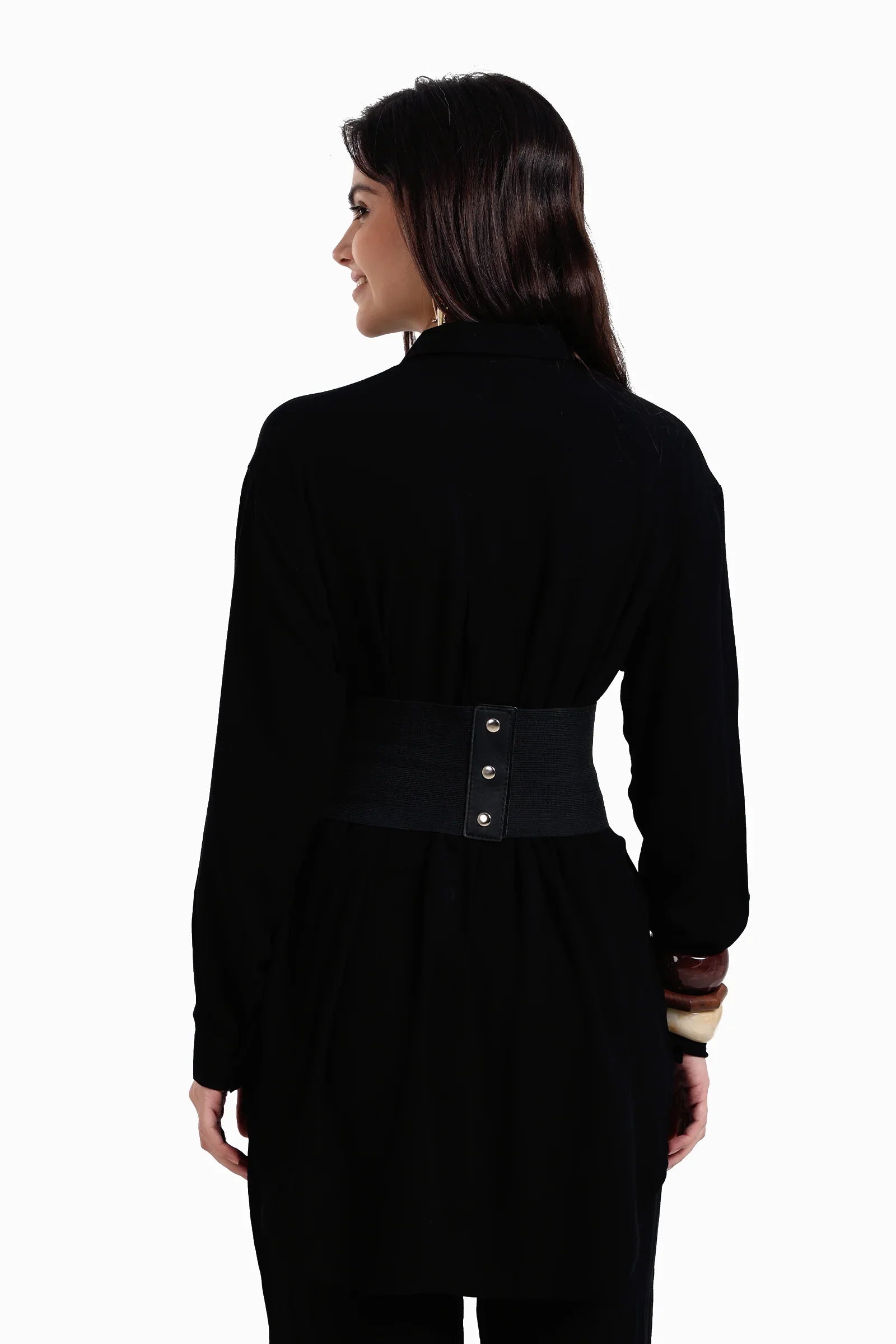 قميص متوسط الطول باكمام طويلة - Carinasaudi.com