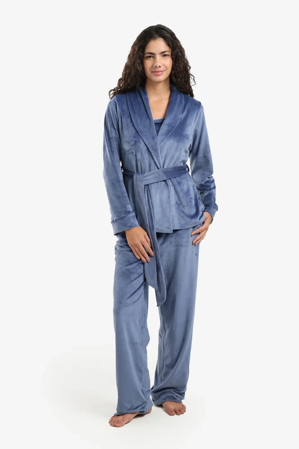 Soft velvet pajama set