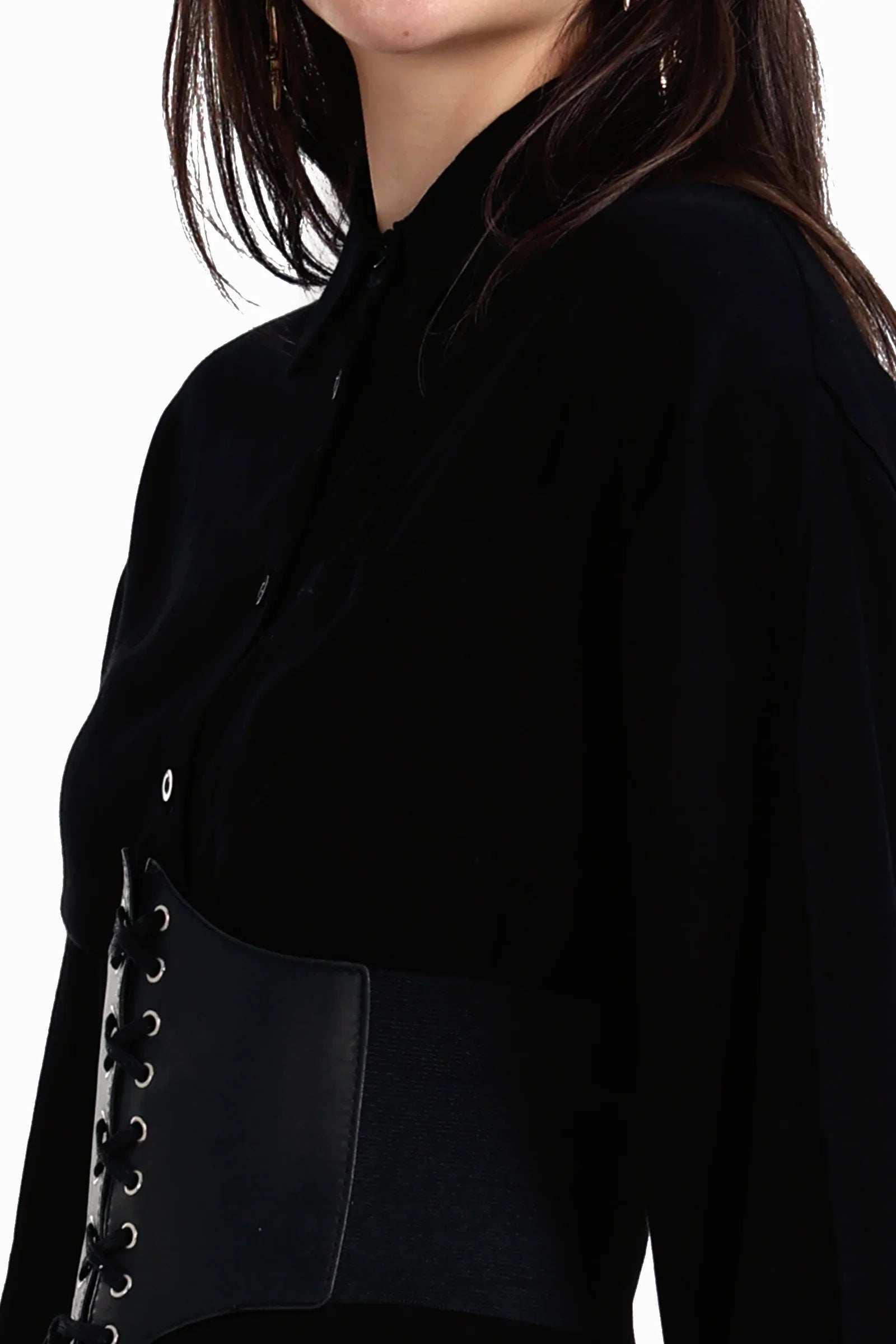 قميص متوسط الطول باكمام طويلة - Carinasaudi.com