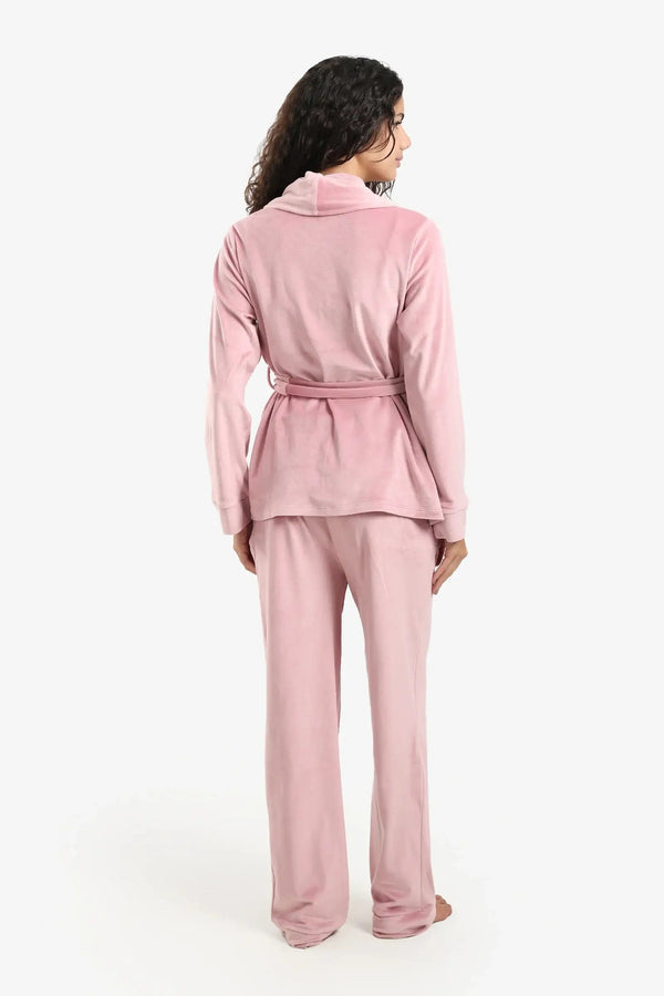 Soft velvet pajama set