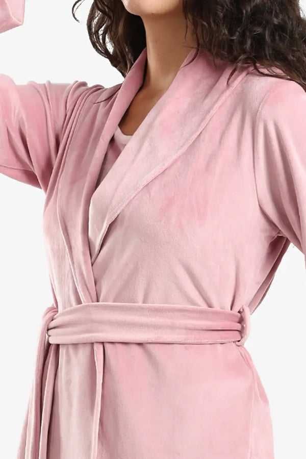 Soft velvet pajama set