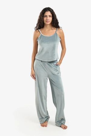 Soft velvet pajama set