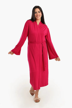 روب سادة بأكمام طويلة - Carinasaudi.com