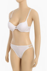 طقم مكون من صدرية و سروال داخلي مزين بالخرز - Carinasaudi.com