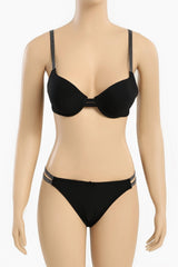 طقم مكون من صدرية و سروال داخلي مزين بالخرز - Carinasaudi.com