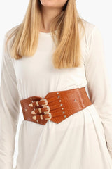 فستان فيسكوز برقبة دائرية - Carinasaudi.com