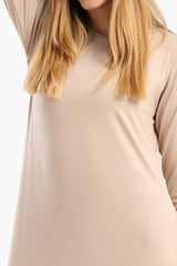 فستان فيسكوز برقبة دائرية - Carinasaudi.com