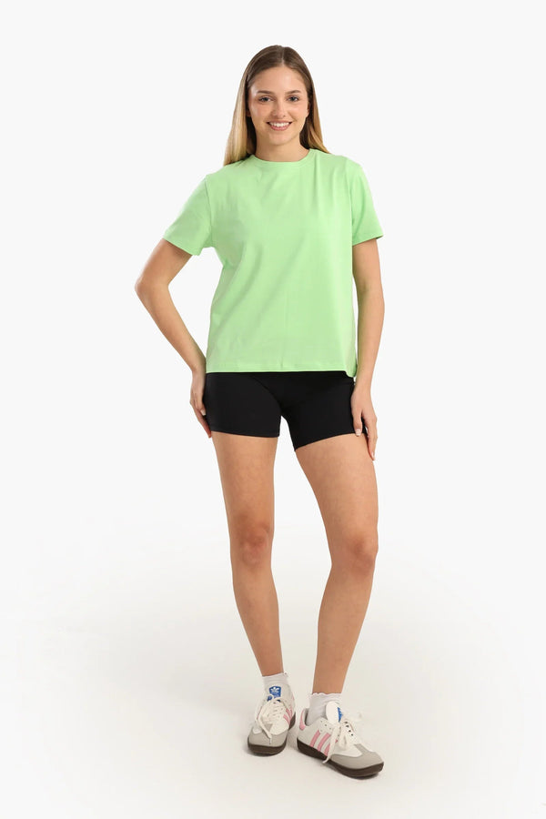 Short-sleeved cotton T-shirt