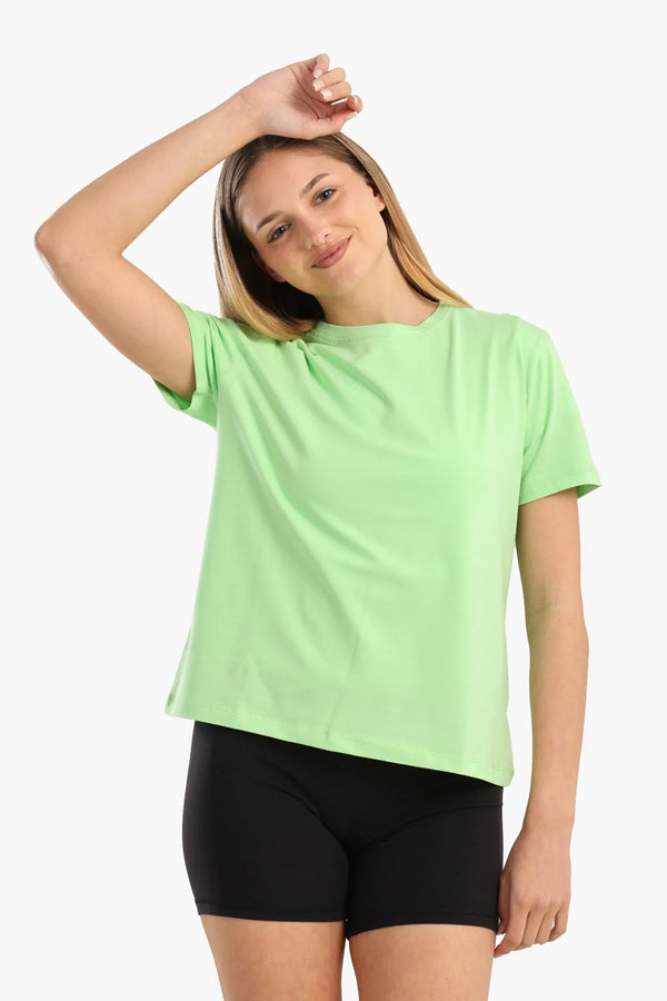Short-sleeved cotton T-shirt