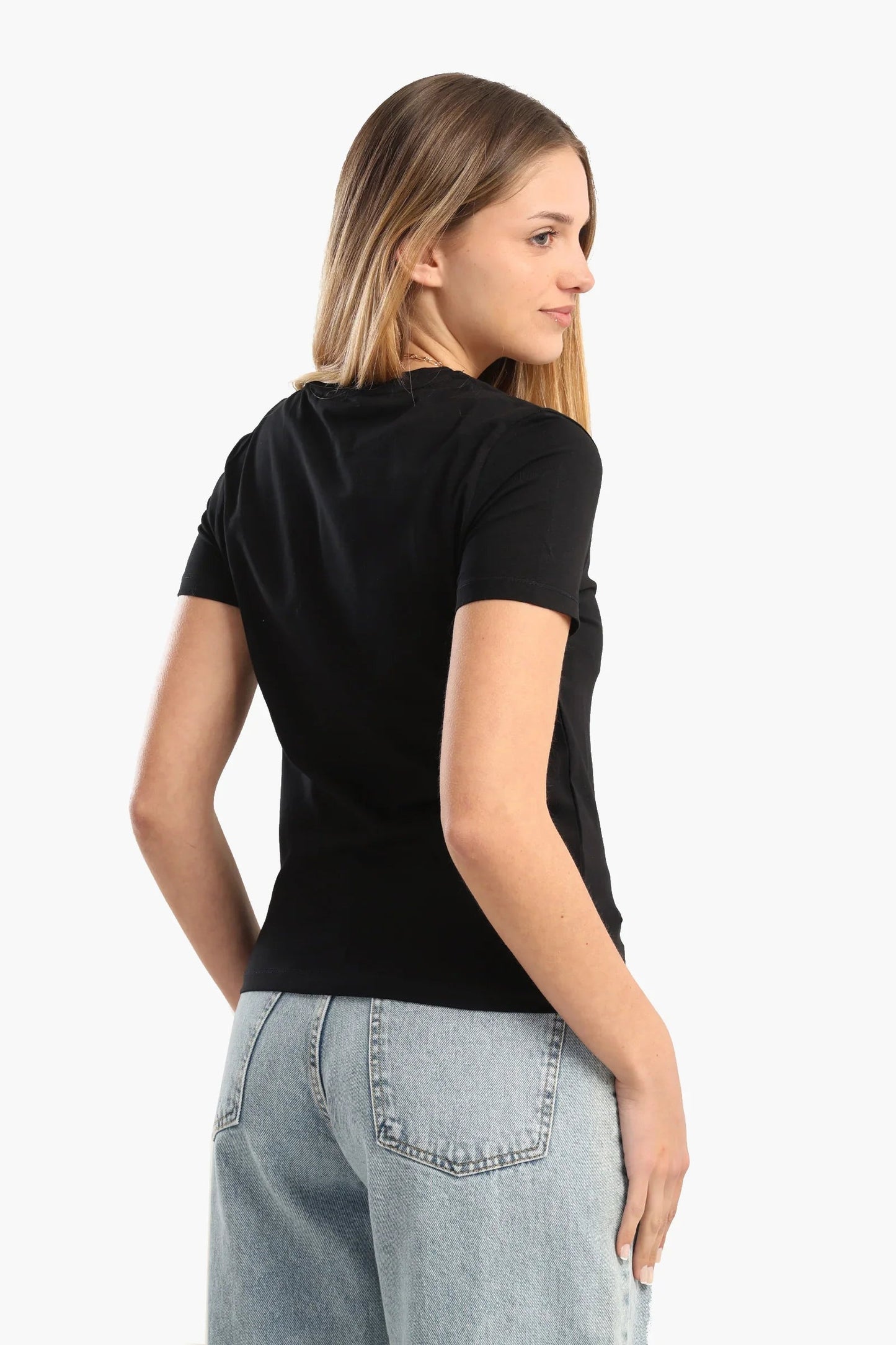 تي شيرت قطني باكمام قصيرة - Carinasaudi.com