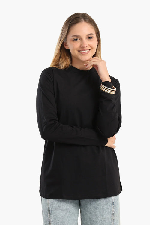 تي شيرت بأكمام طويلة - Carinasaudi.com