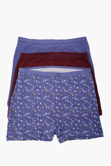 عبوة من ٣ سراويل داخلية شورت ملونة - Carinasaudi.com