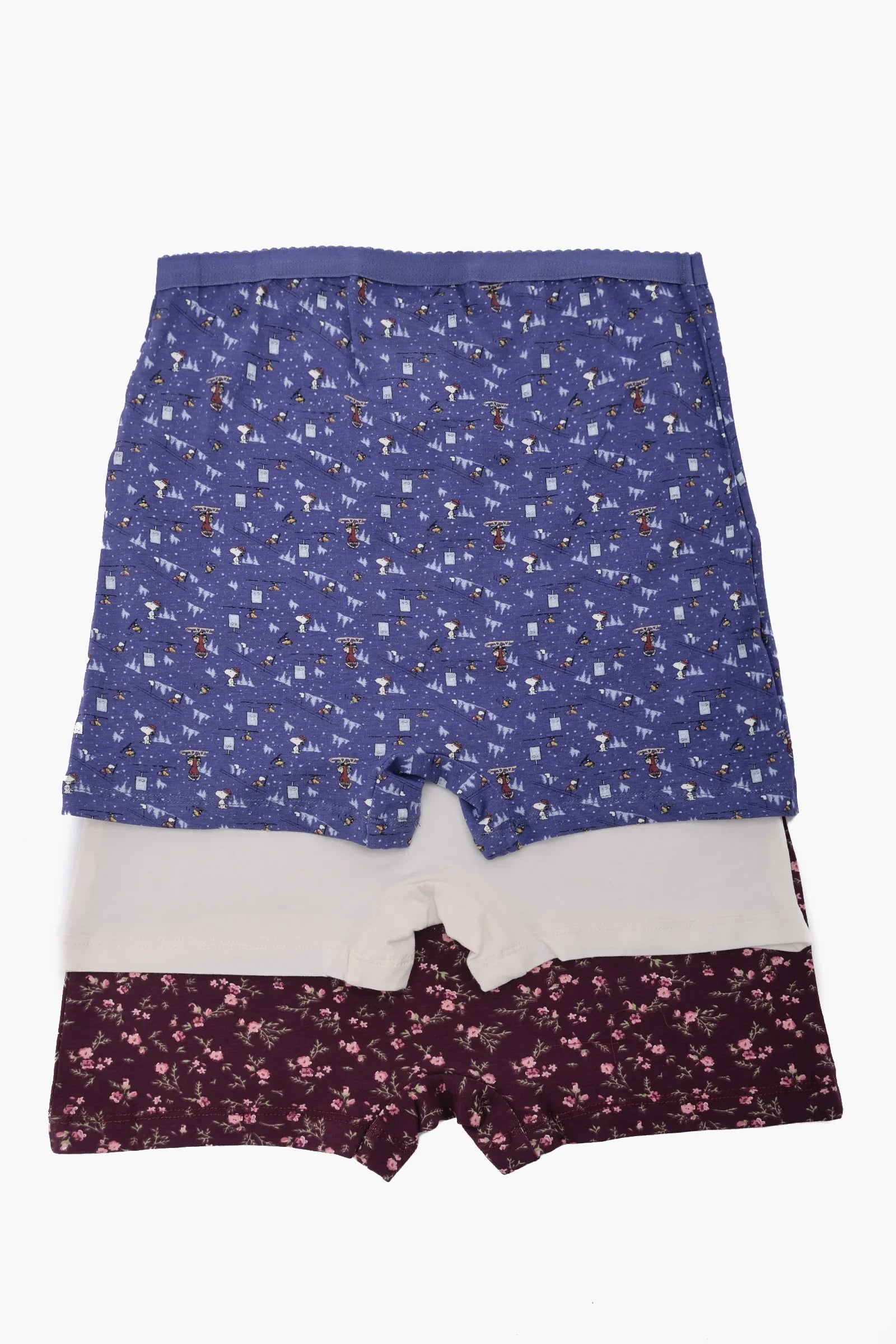 عبوة من ٣ سراويل داخلية شورت ملونة - Carinasaudi.com