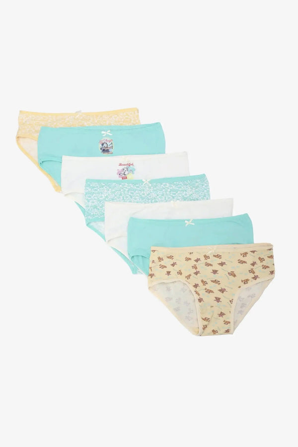 مجموعة من 7 بانتي بيكيني ملون
