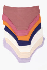 عبوة من ٧ سراويل داخلية بيكيني ملونة - Carinasaudi.com