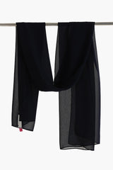 وشاح شيفون بنمط سادة - Carinasaudi.com