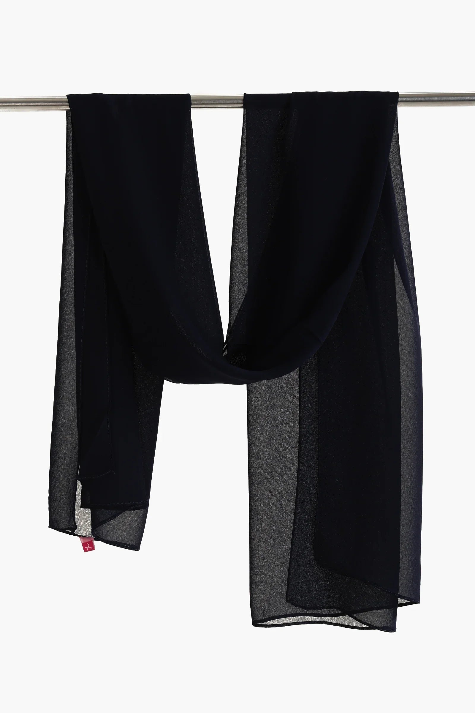 وشاح شيفون بنمط سادة - Carinasaudi.com