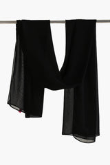 وشاح شيفون بنمط سادة - Carinasaudi.com