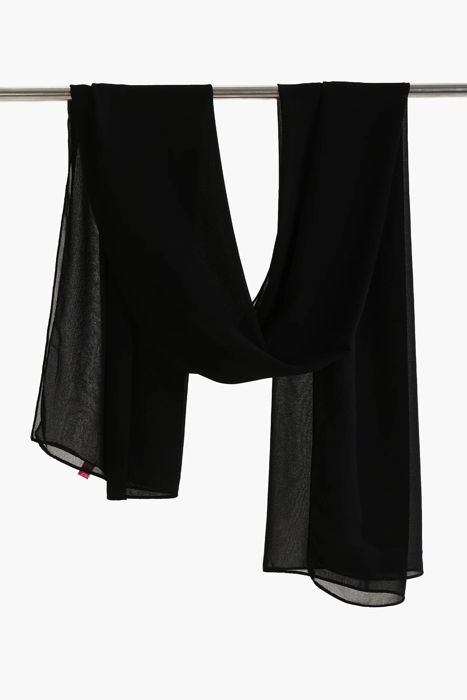 وشاح شيفون بنمط سادة - Carinasaudi.com