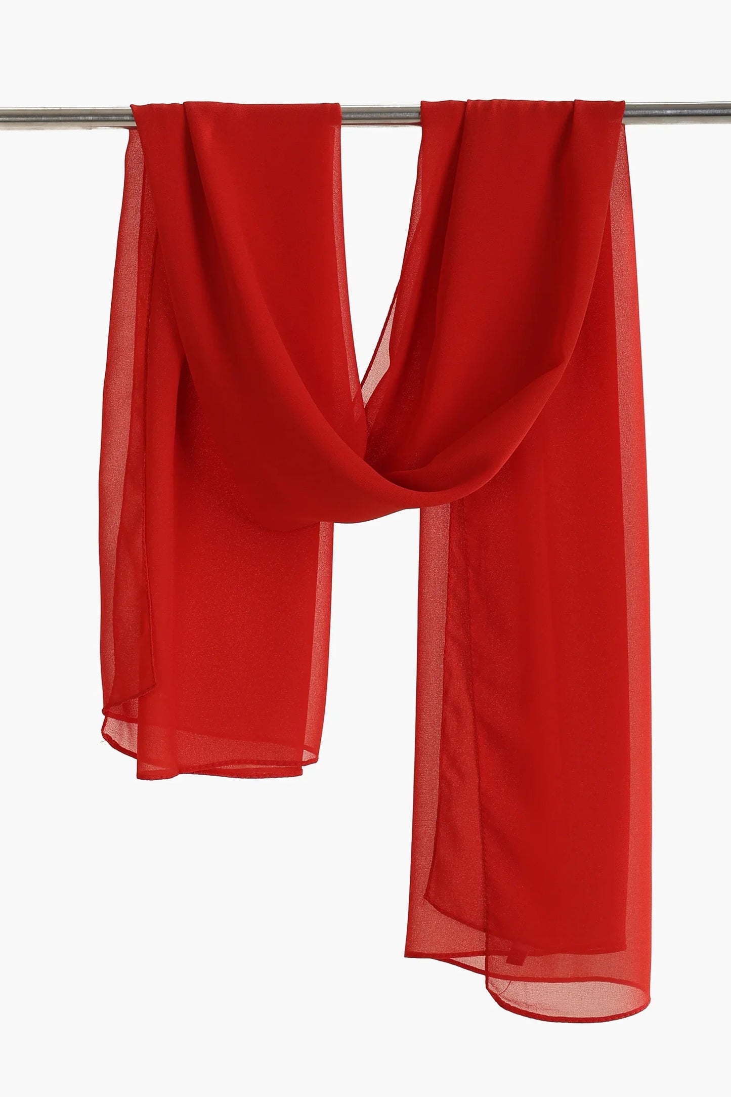 وشاح شيفون بنمط سادة - Carinasaudi.com