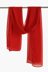 وشاح شيفون بنمط سادة - Carinasaudi.com