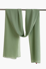 وشاح شيفون بنمط سادة - Carinasaudi.com