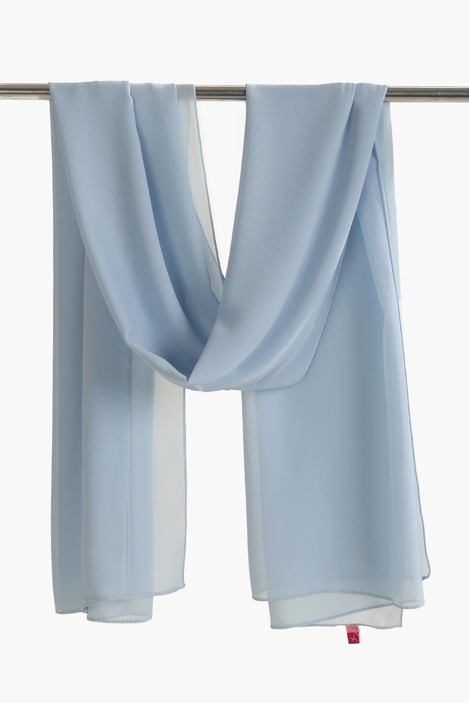 وشاح شيفون بنمط سادة - Carinasaudi.com