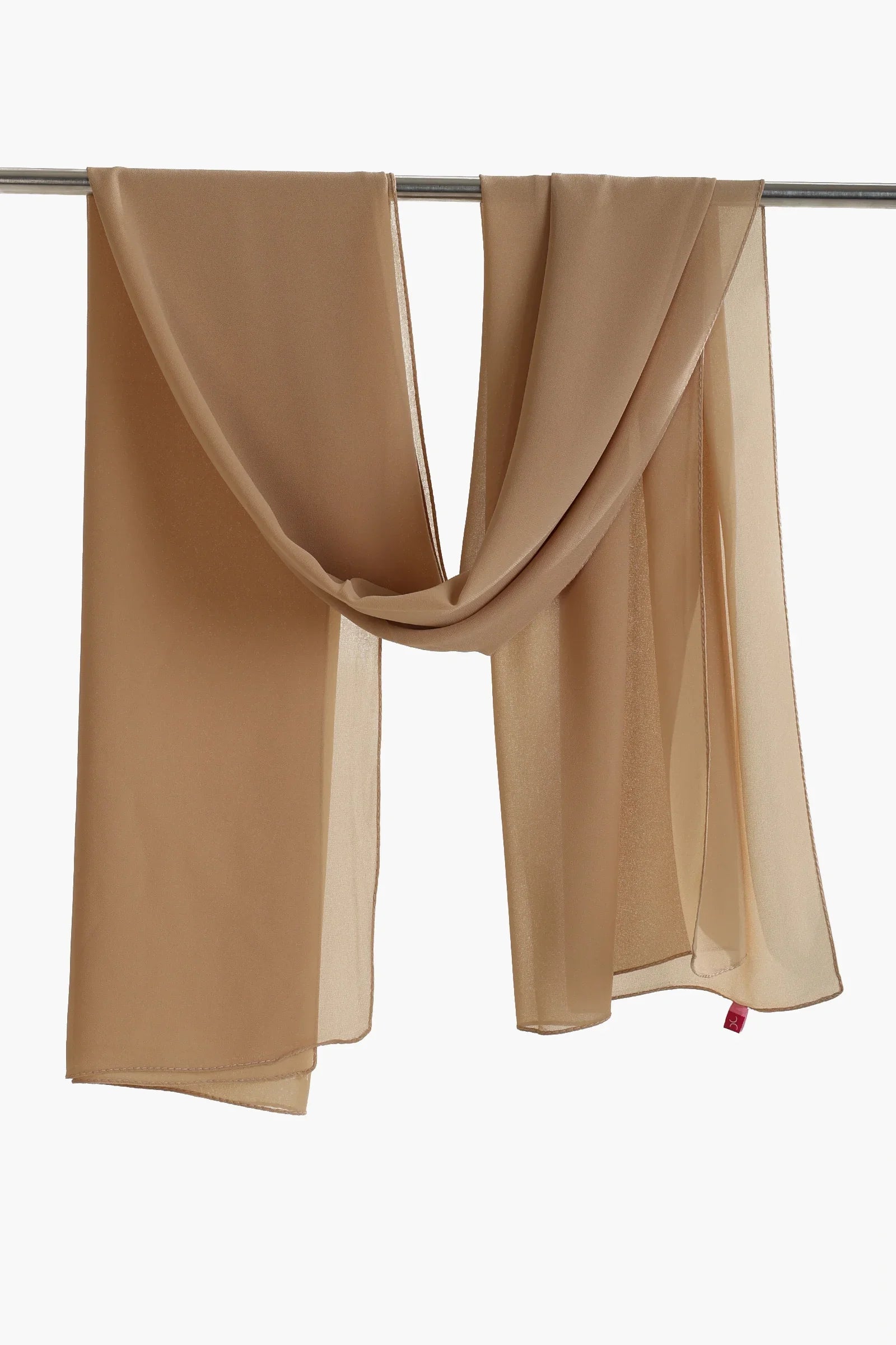 وشاح شيفون بنمط سادة - Carinasaudi.com