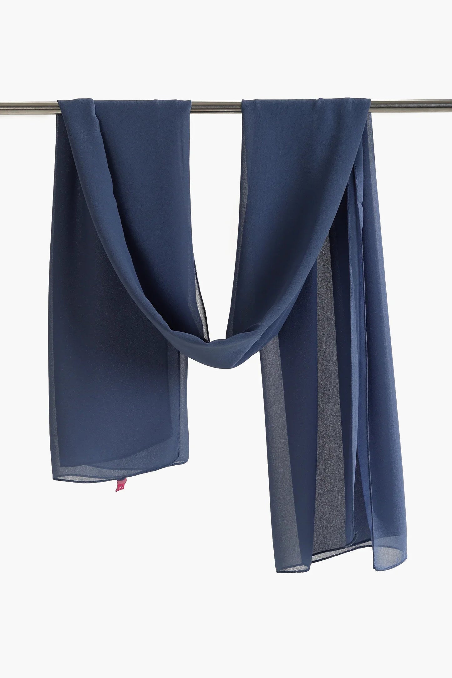 وشاح شيفون بنمط سادة - Carinasaudi.com