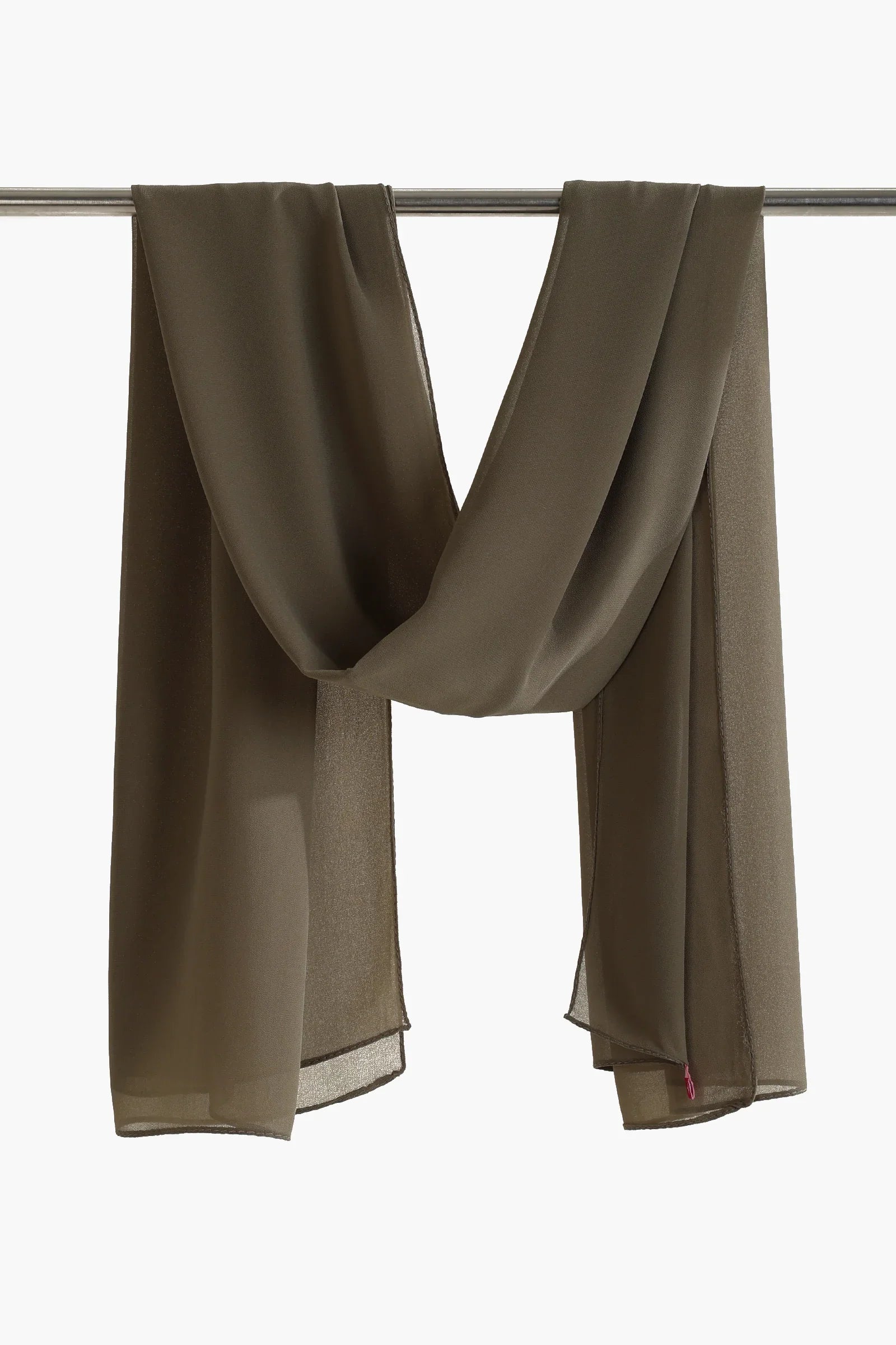 وشاح شيفون بنمط سادة - Carinasaudi.com