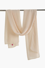 وشاح شيفون بنمط سادة - Carinasaudi.com