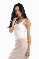 بلوزة قصيرة بدون اكمام - Carinasaudi.com