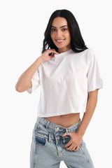 تي شيرت قصير باكمام قصيرة - Carinasaudi.com