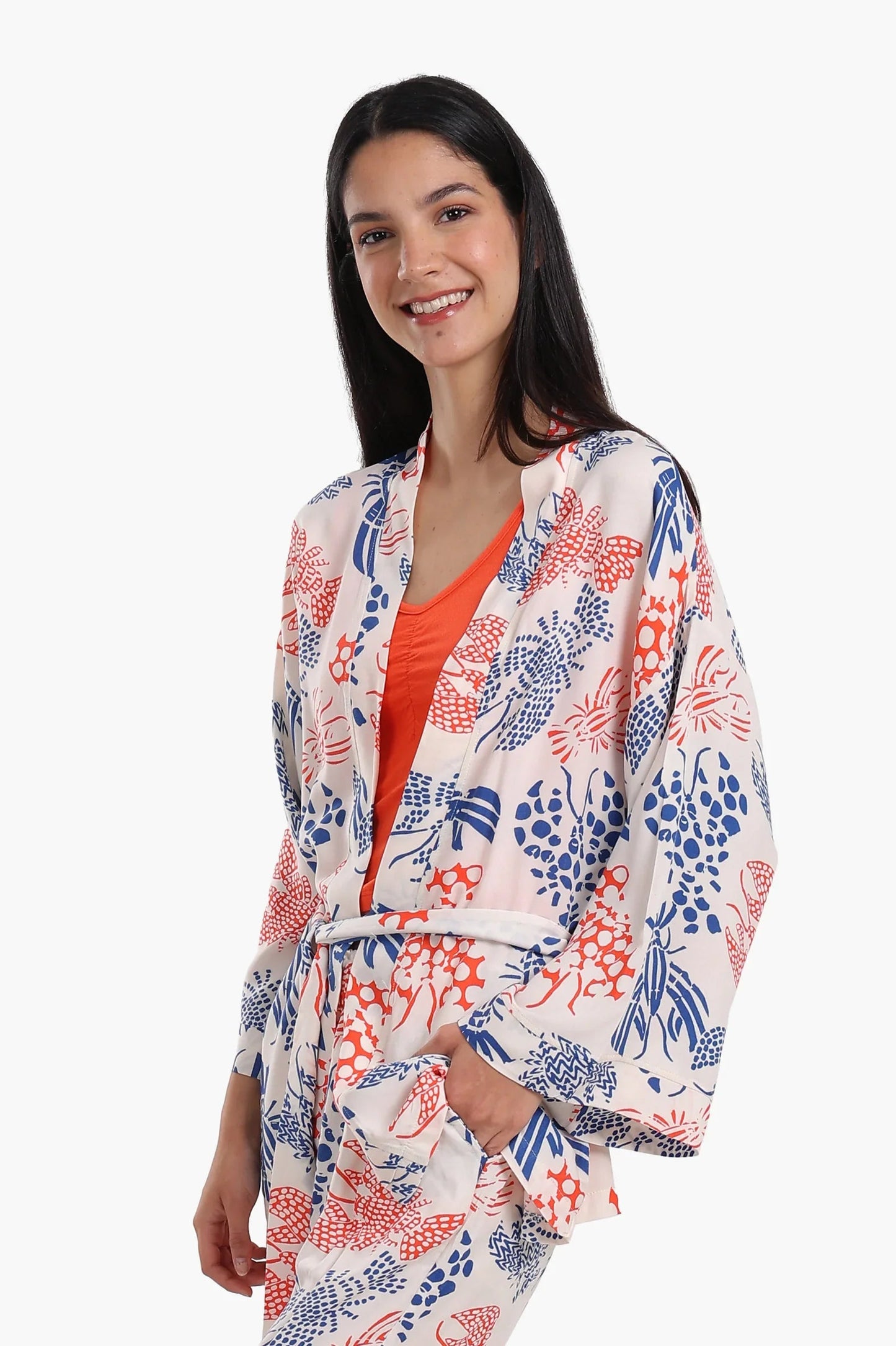 بيجاما من 3 قطع بطبعة - Carinasaudi.com