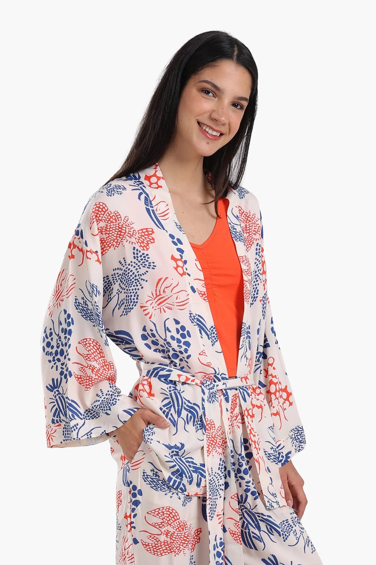 بيجاما من 3 قطع بطبعة - Carinasaudi.com