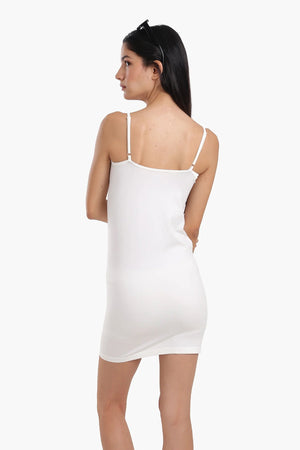 Short dress with thin straps