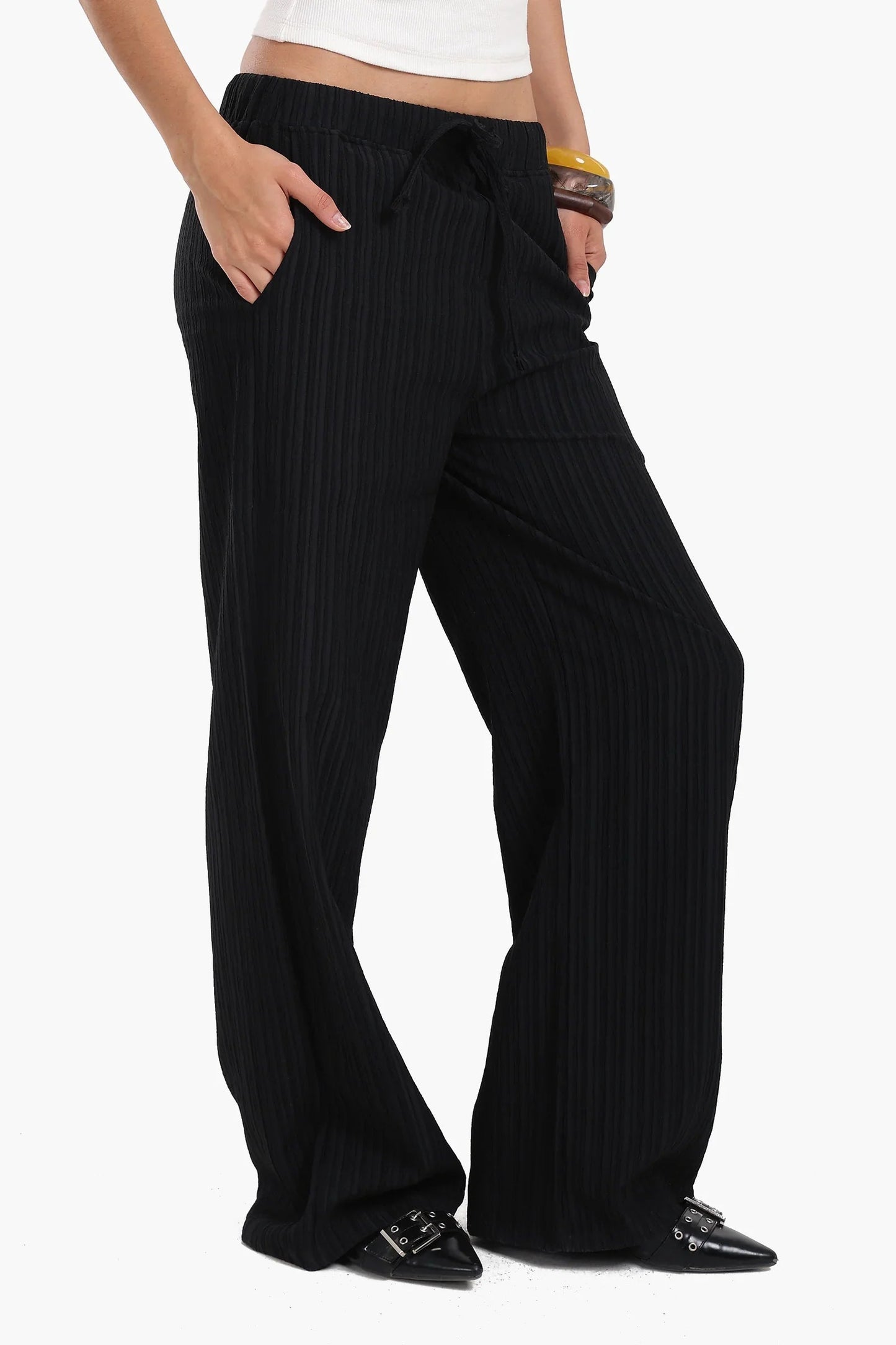 بنطال بخصر عالي - Carinasaudi.com