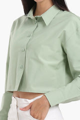 قميص قصير بأكتاف منسدلة - Carinasaudi.com