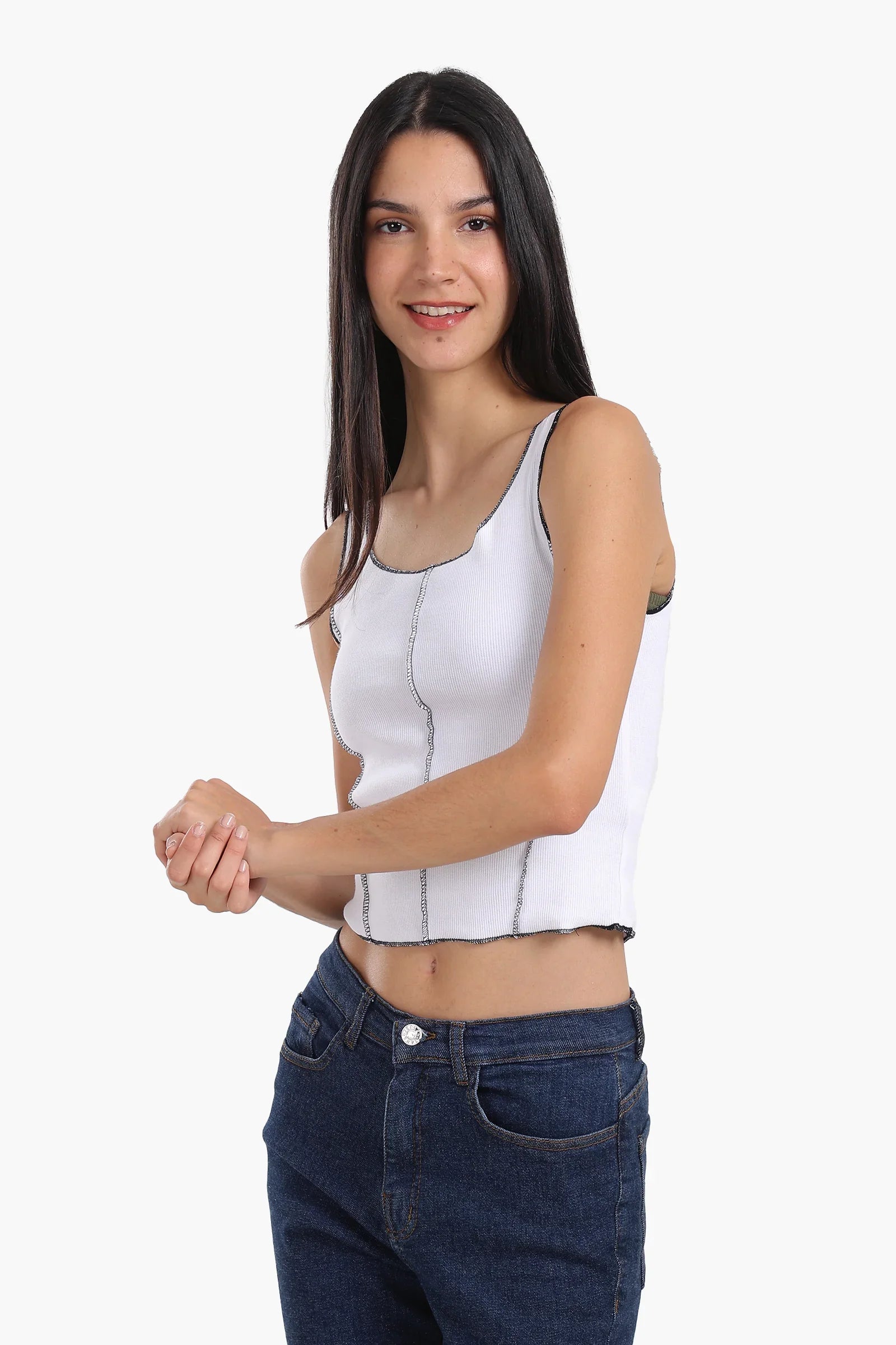 بلوزة بدون اكمام - Carinasaudi.com