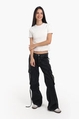 بلوزة بحواف ملونة - Carinasaudi.com