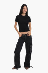 بلوزة بحواف ملونة - Carinasaudi.com