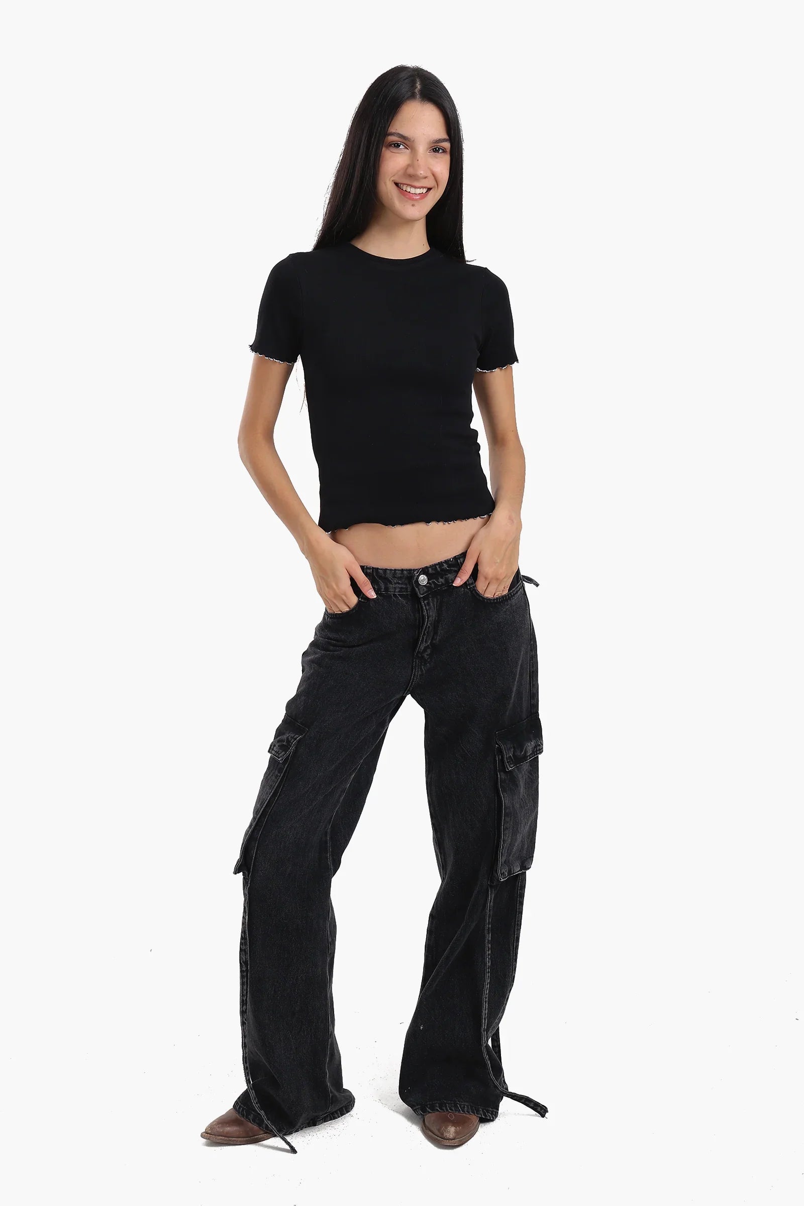 بلوزة بحواف ملونة - Carinasaudi.com