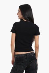 بلوزة بحواف ملونة - Carinasaudi.com